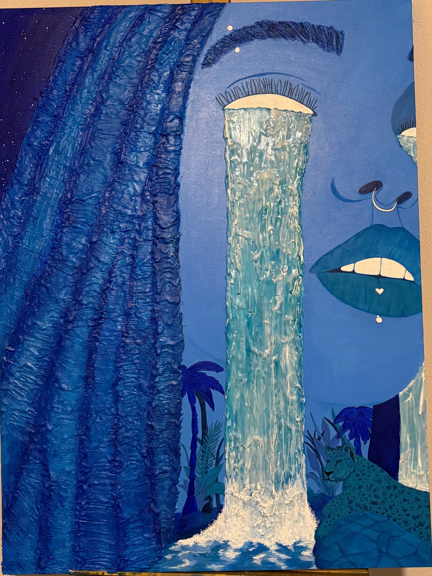 Still blue Painting